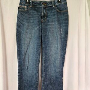 Lee Womens Modern Series Curvy Fit Boyfriend Jeans Size 10 M
